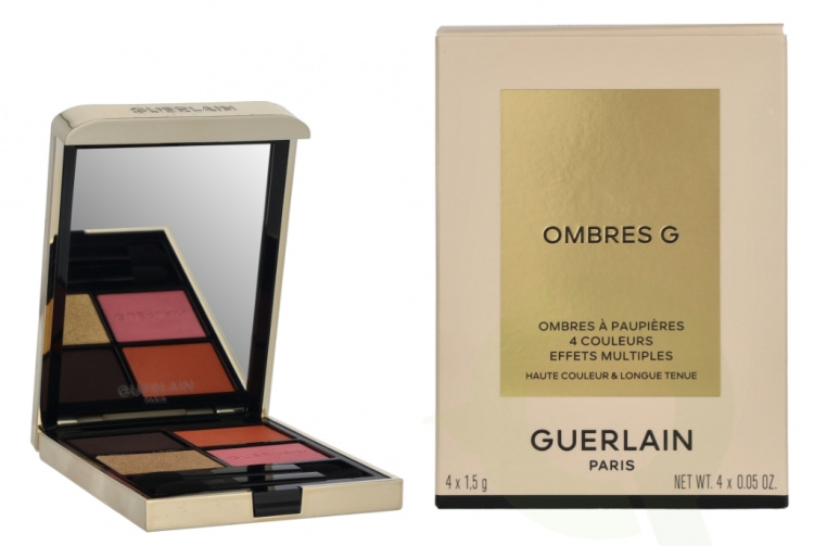 Guerlain Ombres G 4 Colors Eyeshadow Palette 6 g #555 Metal Butterfly