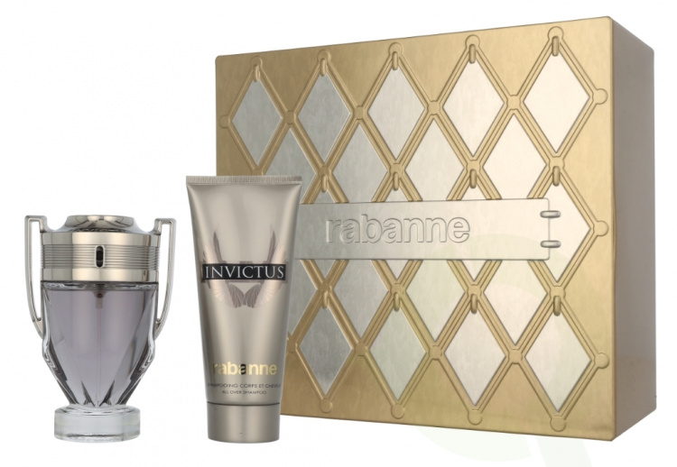 Paco Rabanne Invictus Giftset 200 ml Edt Spray 100ml/Shower Gel 100ml