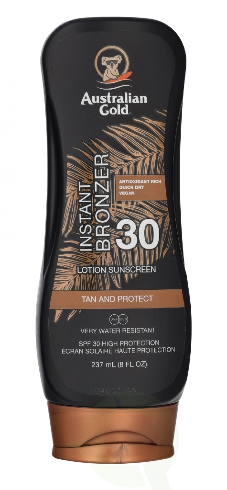 Australian Gold Instant Bronzer Lotion Sunscreen SPF30 237 ml