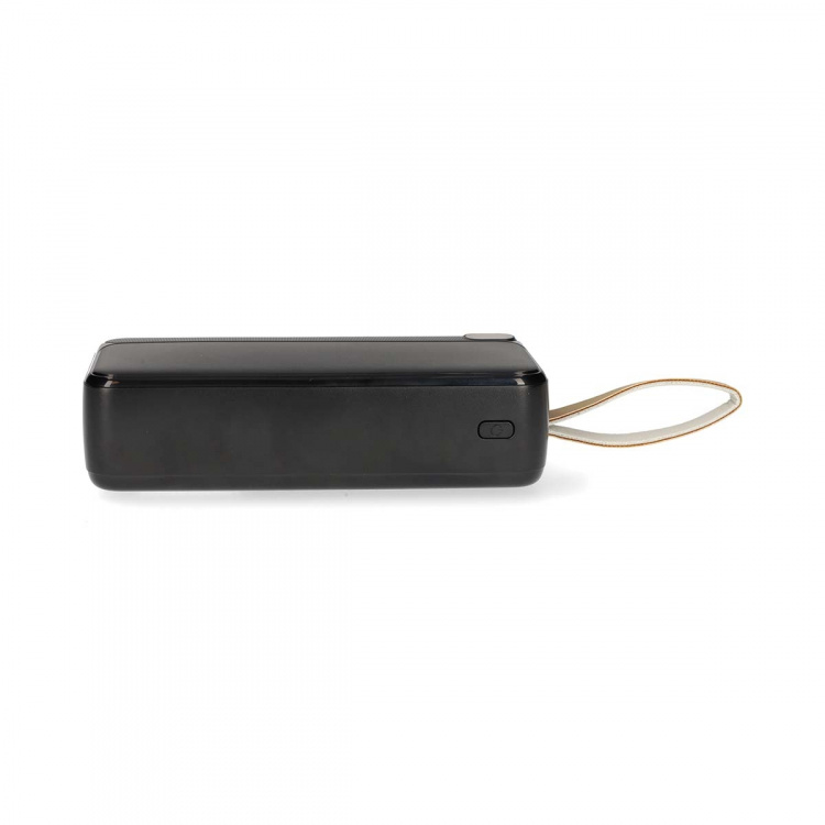 Nedis Powerbank | 30000 mAh | 1.5 / 1.67 / 2.0 / 2.22 / 3.0 A | Antal utgångar: 3 | Utgångsanslutning: 1x USB-C™ / 2x USB-A | Ingångsanslutning: 1x USB-C™ | PD3.0 20W | Litium-polymer | Display