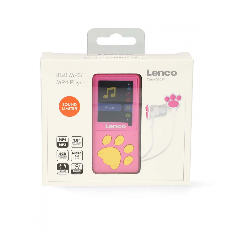 Lenco 8GB MP3 MP4-spelare med 1,8