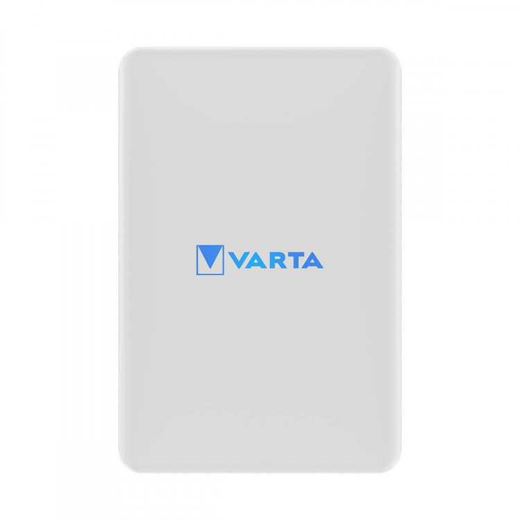 Varta Mag Pro trådlös powerbank 5.000 mAh - vit utgåva