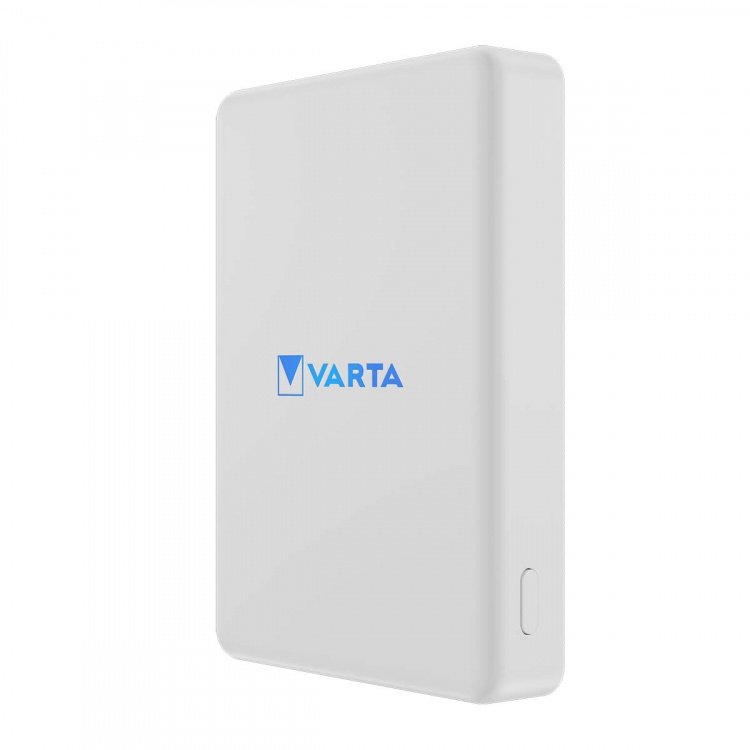 Varta Mag Pro trådlös powerbank 5.000 mAh - vit utgåva