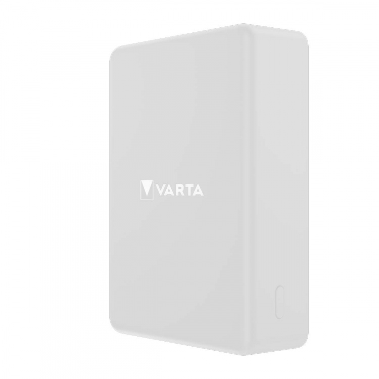 Varta Mag Pro trådlös powerbank 10.000 mAh - vit utgåva