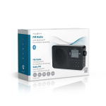 Nedis FM-radio | Portabel design | FM | Accu Powered / USB ström | Digital | 2 W | Skärmstorlek: 1.77 