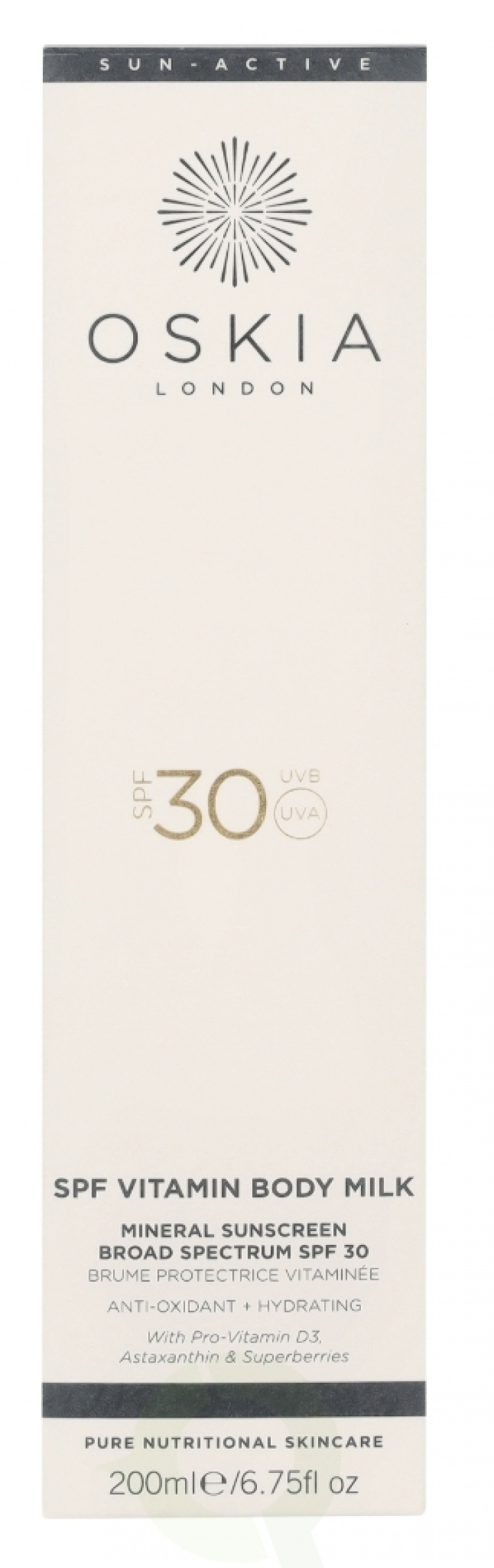 OSKIA Vitamin Body Milk Mineral Sunscreen SPF30 200 ml