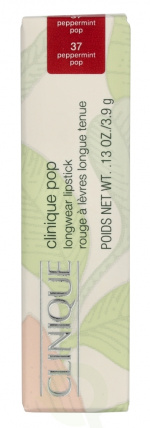 Clinique Pop Longwear Satin Lipstick 3.9 g #37 Peppermint Pop