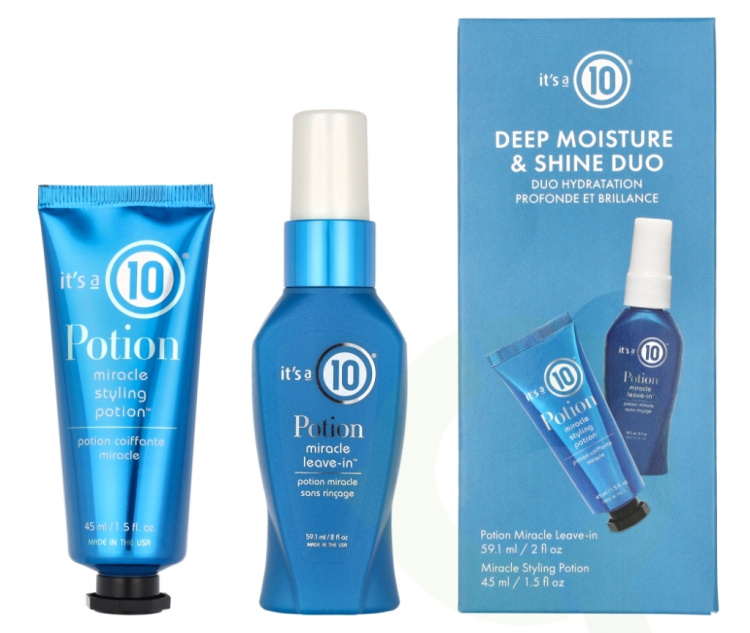 It\'s a 10 Potion Deep Moisture & Shine Duo Set 104.1 ml Leave-in 59,1ml/Styling Potion 45ml