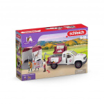 Schleich Mobil veterinär med släpvagn - (42704)