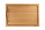 GLOBAL Skärbräda - Ek - 45x30x4 cm