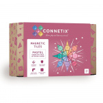 Connetix Geometriförpackning med pastellfärger - 40 delar (CT-P-00040-GE)
