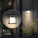 Philips Blaise Vägglampa Solcell LED 250/20lm Svart