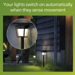 Philips Nissa Piedestal Solcell LED 250/20lm Svart