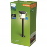 Philips Nissa Piedestal Solcell LED 250/20lm Svart