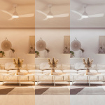 Philips Takfläktslampa Ø135 cm 35W / 24W Justerbart vitt ljus