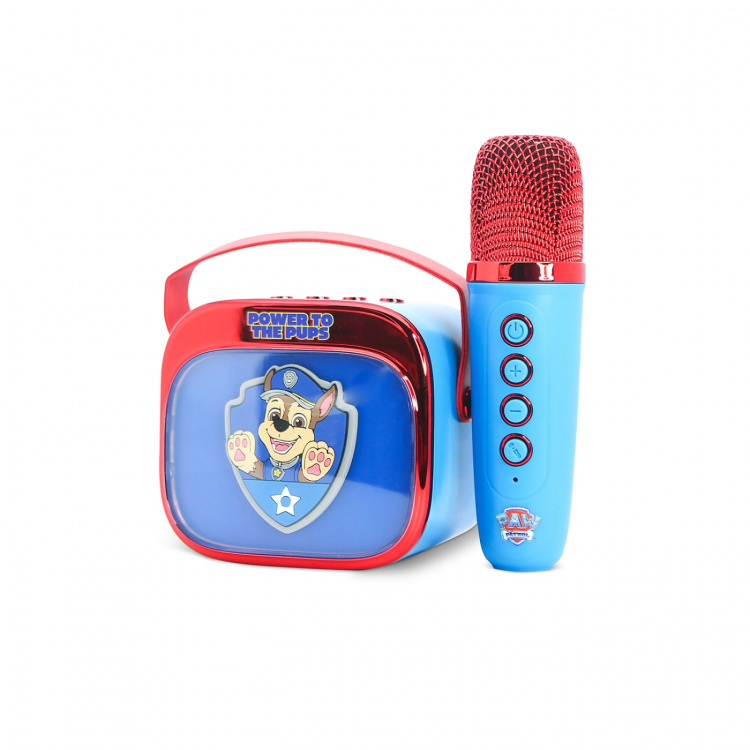 Paw Patrol Karaokehögtalare med Mikrofon Paw Patrol Popsing LED