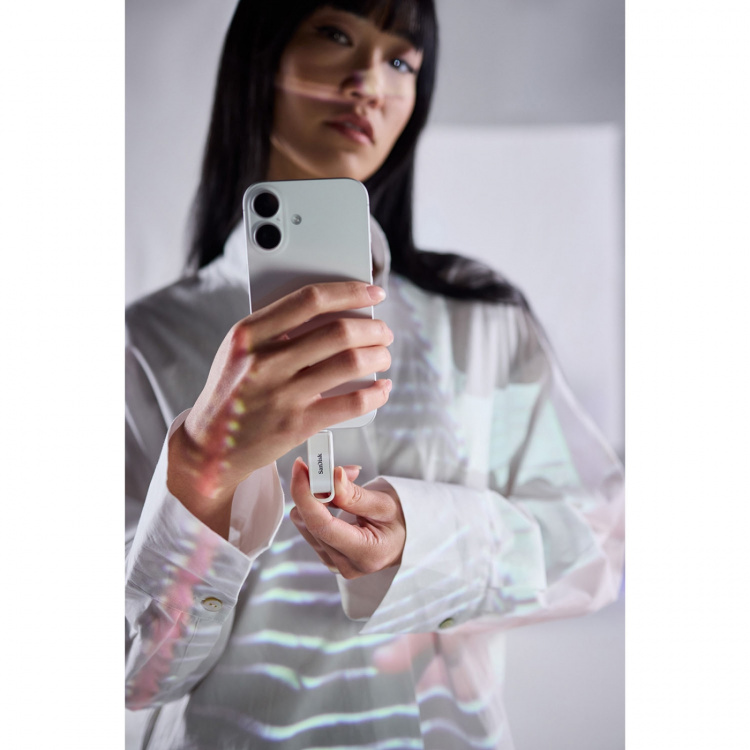 SanDisk USB-minne Phone Drive USB-C 64GB Arktisk Vit