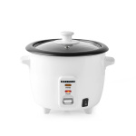 MELISSA Riskokare | 0,6 l | 300 W | Non stick-beläggning | Avtagbar skål | Ångkorg | Varmhållningsfunktion | Automatisk avstängning | Vit MELISSA Riskokare | 0,6 l | 300 W | Non stick-beläggning | Avtagbar skål | Ångkorg | Varmhållningsfunktion | Automatisk avstängning | Vit