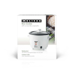 MELISSA Riskokare | 0,6 l | 300 W | Non stick-beläggning | Avtagbar skål | Ångkorg | Varmhållningsfunktion | Automatisk avstängning | Vit MELISSA Riskokare | 0,6 l | 300 W | Non stick-beläggning | Avtagbar skål | Ångkorg | Varmhållningsfunktion | Automatisk avstängning | Vit