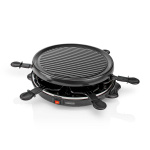 MELISSA Raclette / Gourmet Set | 6 personer | 800 W | Ø 29 cm | Non-stick beläggning