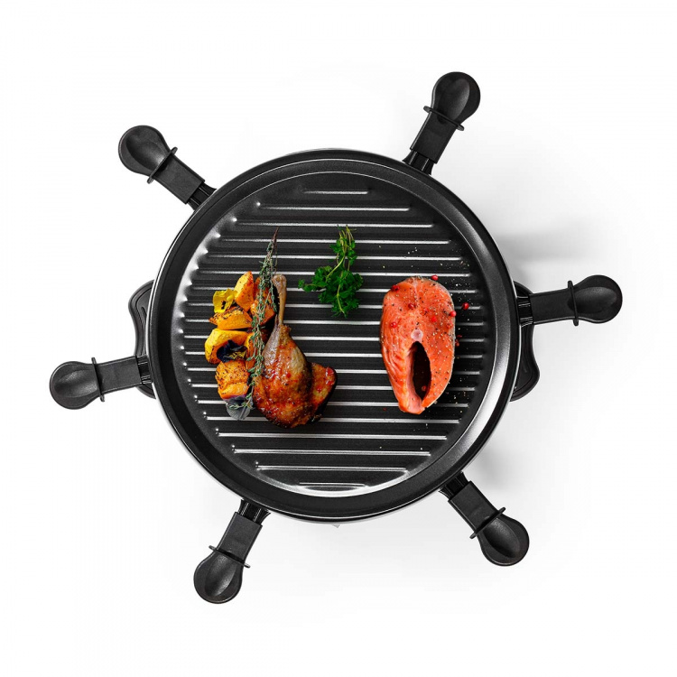 MELISSA Raclette / Gourmet Set | 6 personer | 800 W | Ø 29 cm | Non-stick beläggning
