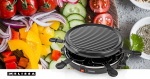 MELISSA Raclette / Gourmet Set | 6 personer | 800 W | Ø 29 cm | Non-stick beläggning