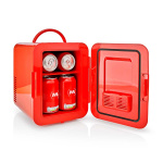 MELISSA Bärbart minikylskåp | 6 burkar / 4 l kapacitet | 100-240 V / 12 V | Värme- / kylfunktion | Bärhandtag | Röd MELISSA Bärbart minikylskåp | 6 burkar / 4 l kapacitet | 100-240 V / 12 V | Värme- / kylfunktion | Bärhandtag | Röd