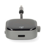Nedis Bluetooth® Transceiver | Ingång för audio/video/dataanslutningar: USB-C™ Female | Audio / video / dataanslutningar utgång: USB-C™ Female | SBC | Up to 2 Devices | Maximal batteritid: 13 timmar | Svart