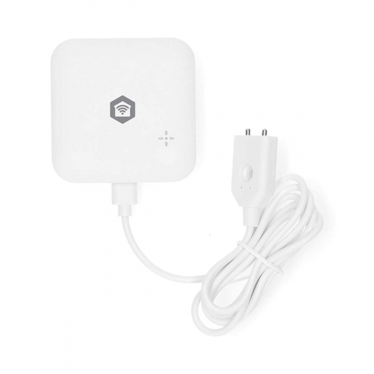 Nedis SmartLife Water Detector | Wi-Fi | Batteridriven | Förlängning ingår | Max. batteritid: 24 Månader | 80 dB | Vit
