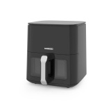 MELISSA Digital varmluftsfritös XL | 5 l | 60-min Timer | 8 förinställningar | Visningsfönster | Svart