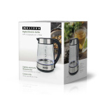 MELISSA Digital vattenkokare | 1,7 l | 2200 W | Glas | 50/70/80/90/100 °C Förinställningar | 360° pirouettfot | Dolt värmeelement | Strix®-kontroll | Varmhållningsfunktion | Torrkokningsskydd