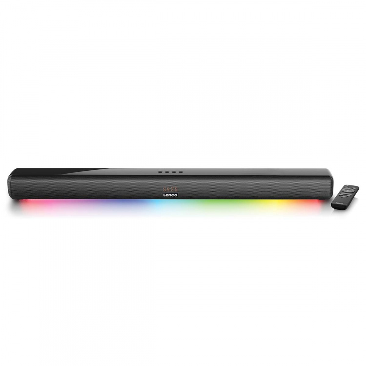 Lenco Soundbar 85cm 40W Bluetooth® HDMI LED-lampor
