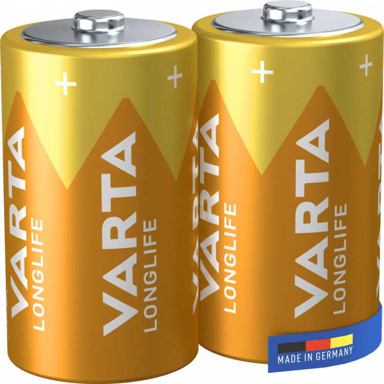 Varta Longlife D / LR20 Batteri 2-pack Varta Longlife D / LR20 Batteri 2-pack