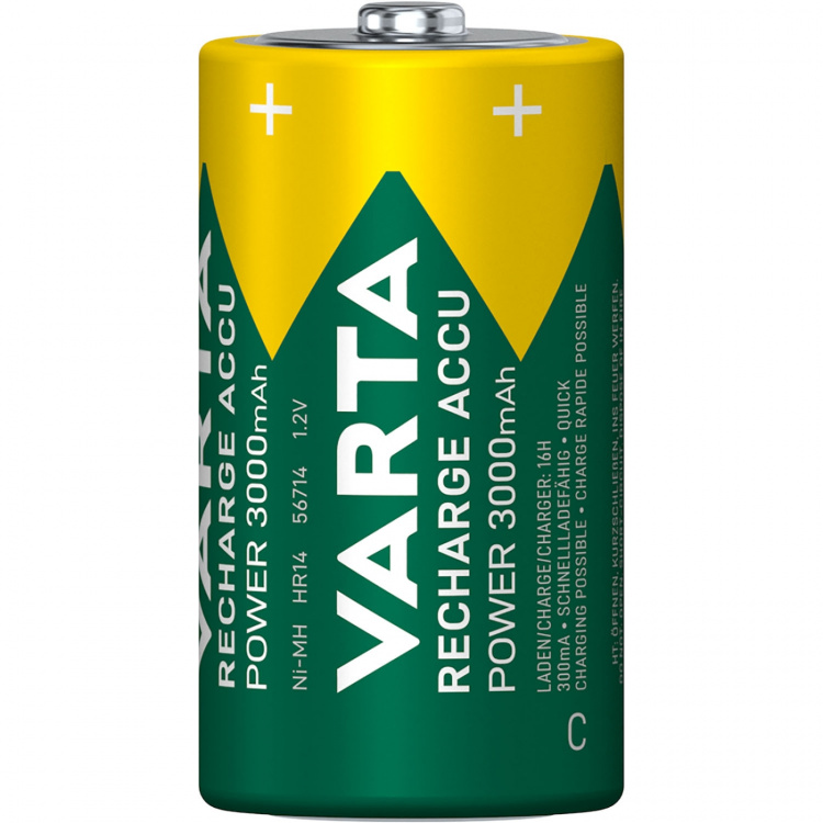 Varta Laddningsbart batteri C / LR14 3000 mAh 2-pack