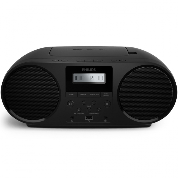 Philips Boombox CD/DAB+/FM-radio/Bluetooth TAZ6000/10 Svart