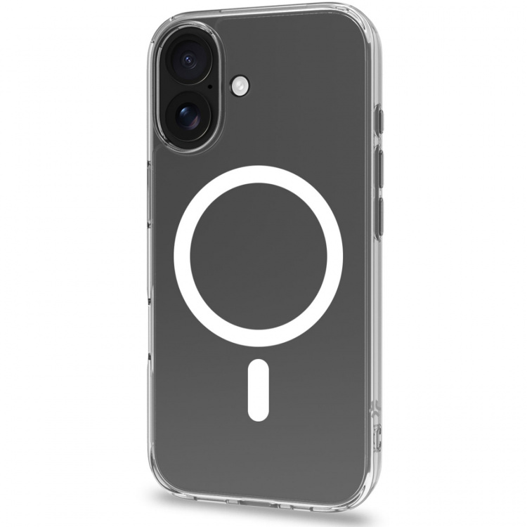 Celly Gelskinmag TPU Cover MagSafe-kompatibelt iPhone 17 Transparent