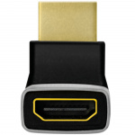 LogiLink HDMI-adapter Vinklad 270° Hane-Hona 8K/60 Hz LogiLink HDMI-adapter Vinklad 270° Hane-Hona 8K/60 Hz