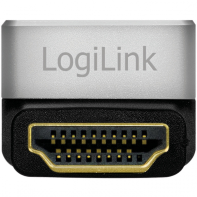 LogiLink HDMI-adapter Vinklad 270° Hane-Hona 8K/60 Hz LogiLink HDMI-adapter Vinklad 270° Hane-Hona 8K/60 Hz