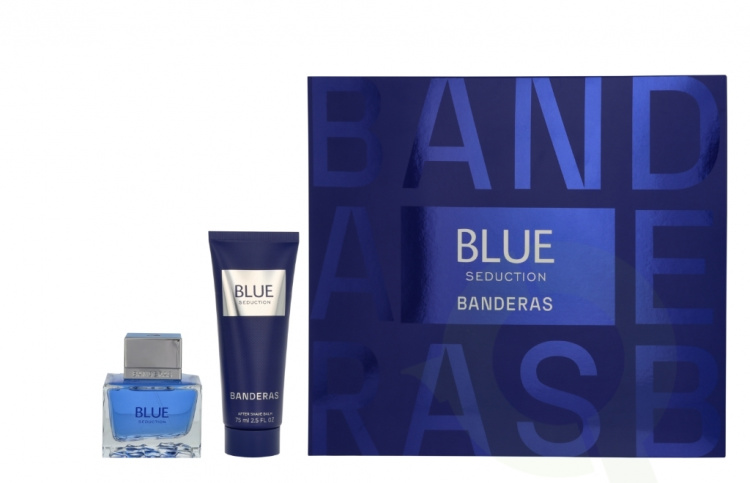 Antonio Banderas A. Banderas Blue Seduction Giftset 125 ml Edt Spray 50 ml/After Shave Balm 75 ml