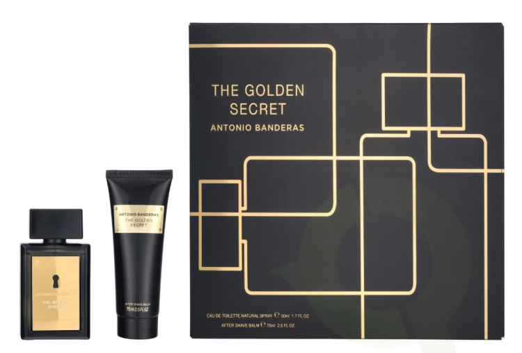 Antonio Banderas A. Banderas The Golden Secret Giftset 125 ml Edt Spray 50 ml/After Shave Balm 75 ml