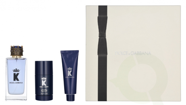 Dolce & Gabbana K Giftset 225 ml Edt Spray 100 ml/Shower Gel 50 ml/Deo Stick 75 ml