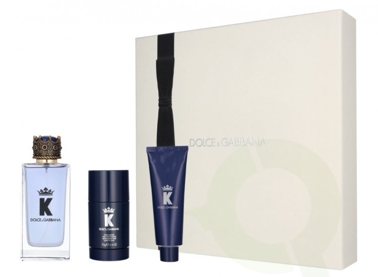 Dolce & Gabbana K Giftset 225 ml Edt Spray 100 ml/Shower Gel 50 ml/Deo Stick 75 ml