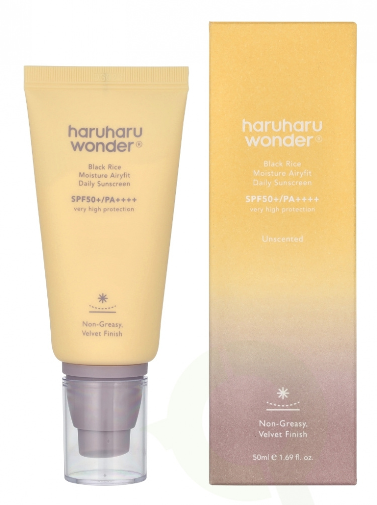 Haruharu Wonder Black Rice Moisture Airyfit Daily Sunscreen SPF50+ PA++++ 50 ml