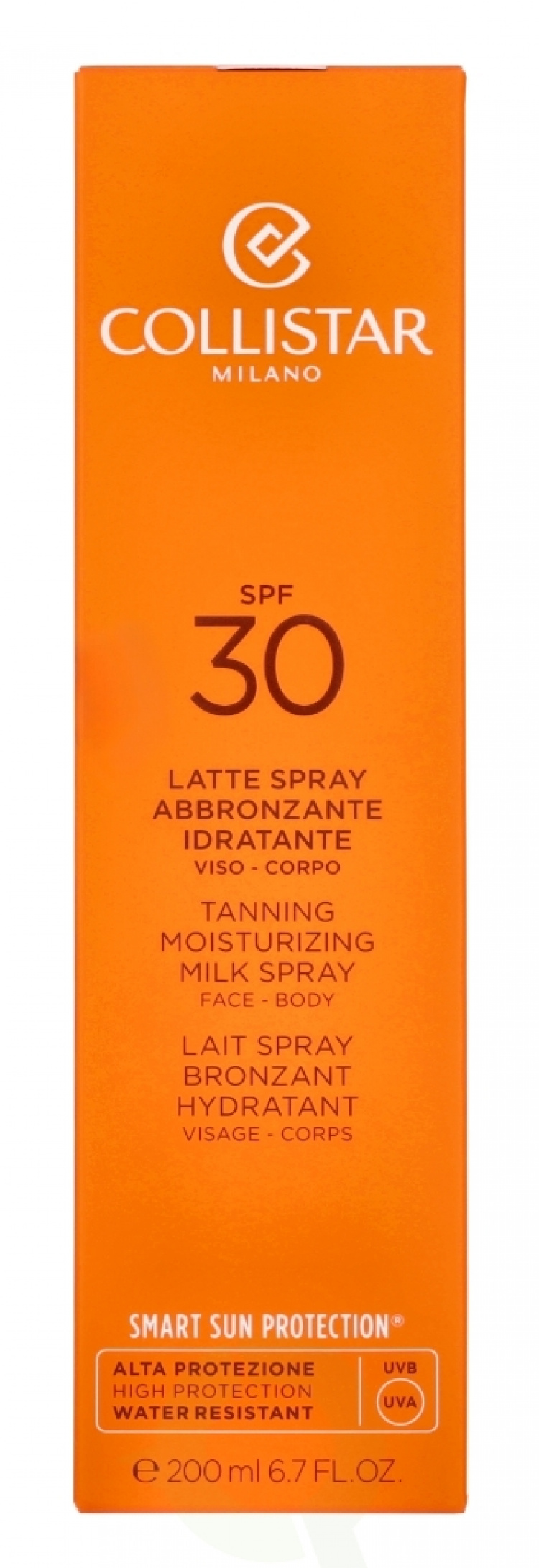 Collistar Tanning Moisturizing Milk Spray Face-Body SPF30 200 ml