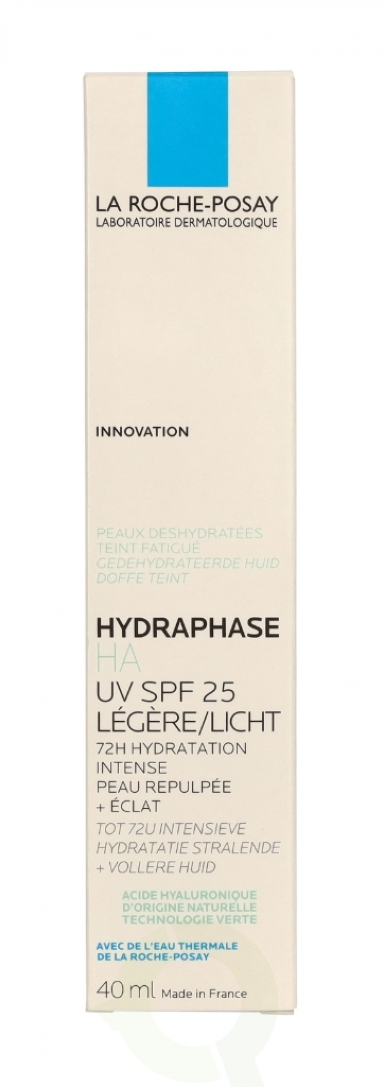 La Roche LRP Hydraphase Ha Rich Day Cream SPF25 40 ml Light