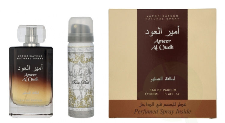 Lattafa Ameer Al Oudh Giftset 150 ml Edp Spray 100ml/Deo Spray 50ml
