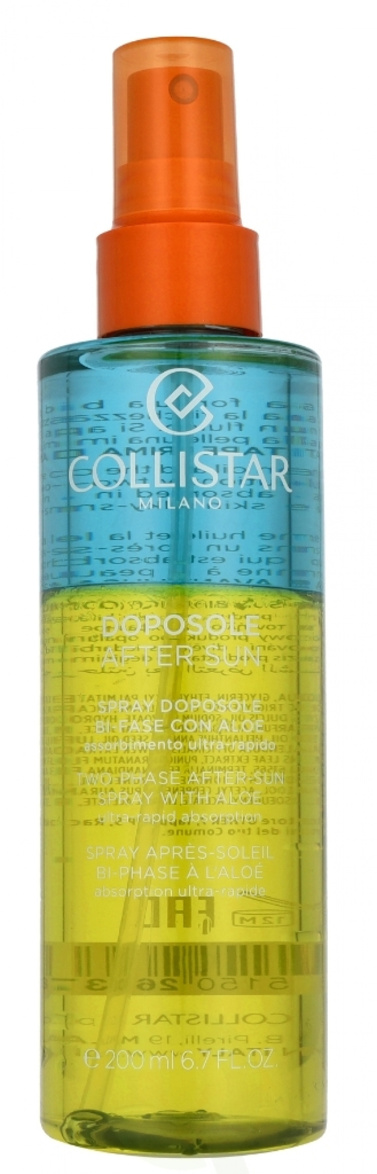 Collistar Two-Phase After Sun Spray With Aloe 200 ml