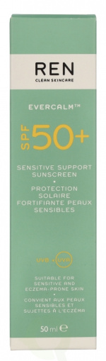 REN Evercalm Sensitive Support Sunscreen SPF50+ 50 ml