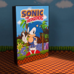 Fizz Creations Sonic Poster-lampa