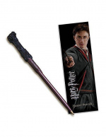 Noble Collection Harry Potter Trollstav Penna & Bokmärke